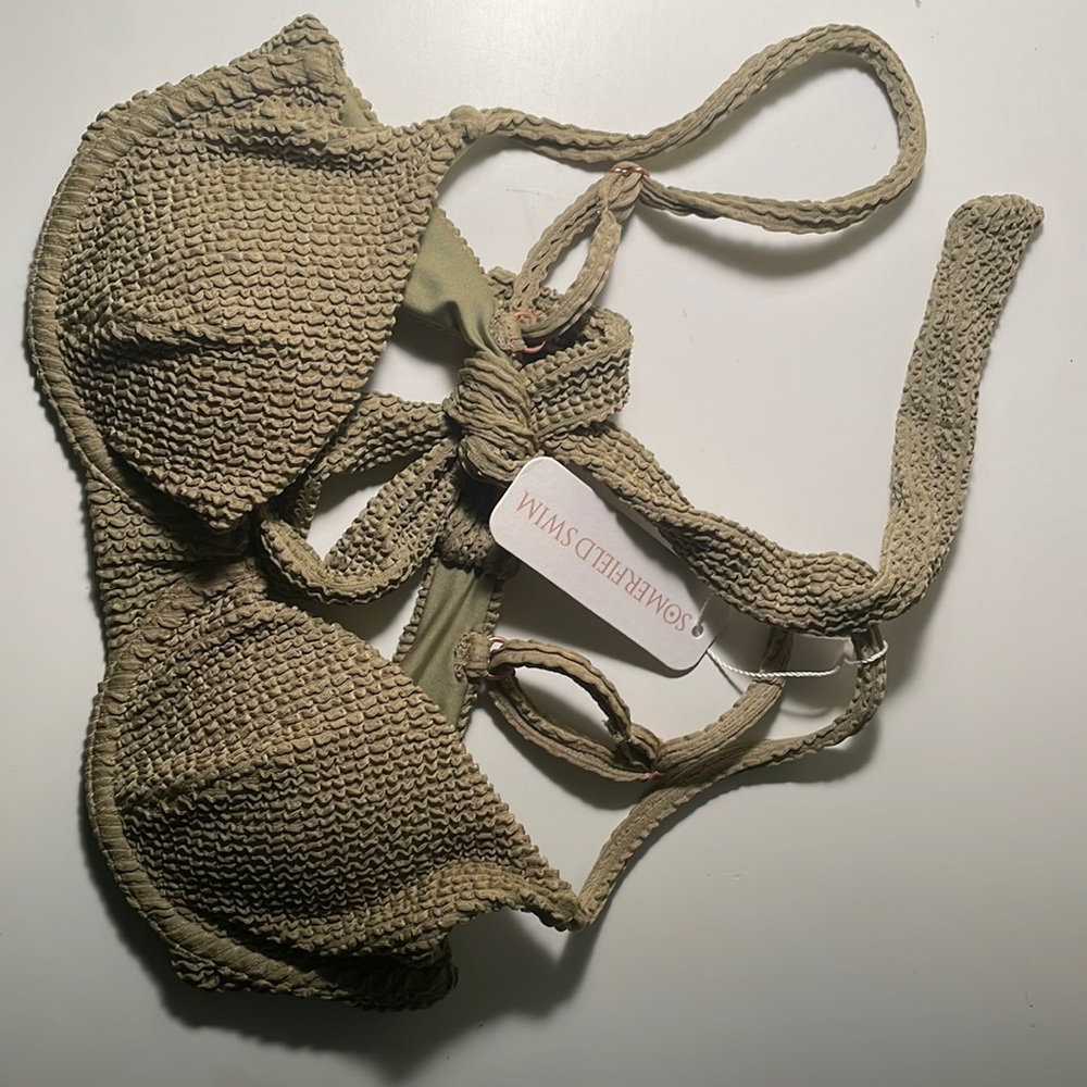 Somerfield Swim green top (Small)
